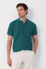 Cortefiel Polo estructura Verde