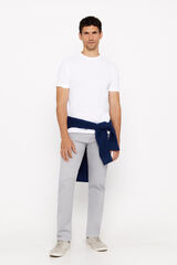 Cortefiel Pantalón 5 bolsillos slim fit Gris