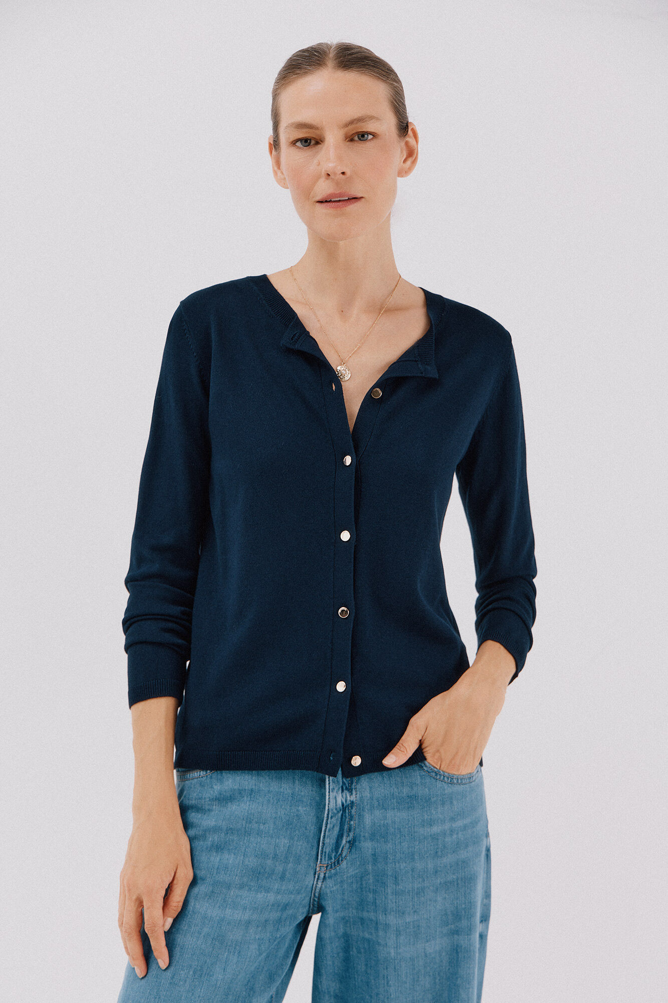 Cortefiel Su&eacute;ter de tejido fino