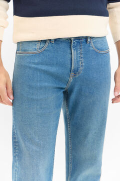 Cortefiel Pantalón vaquero regular fit dynamic Azul