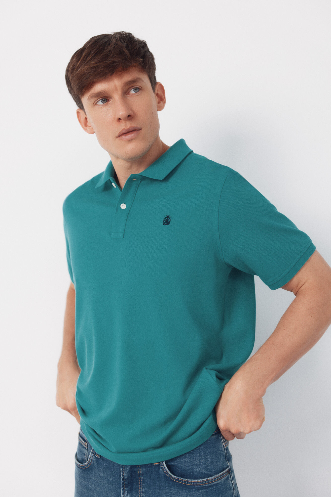 Cortefiel Polo b&aacute;sico piqu&eacute;
