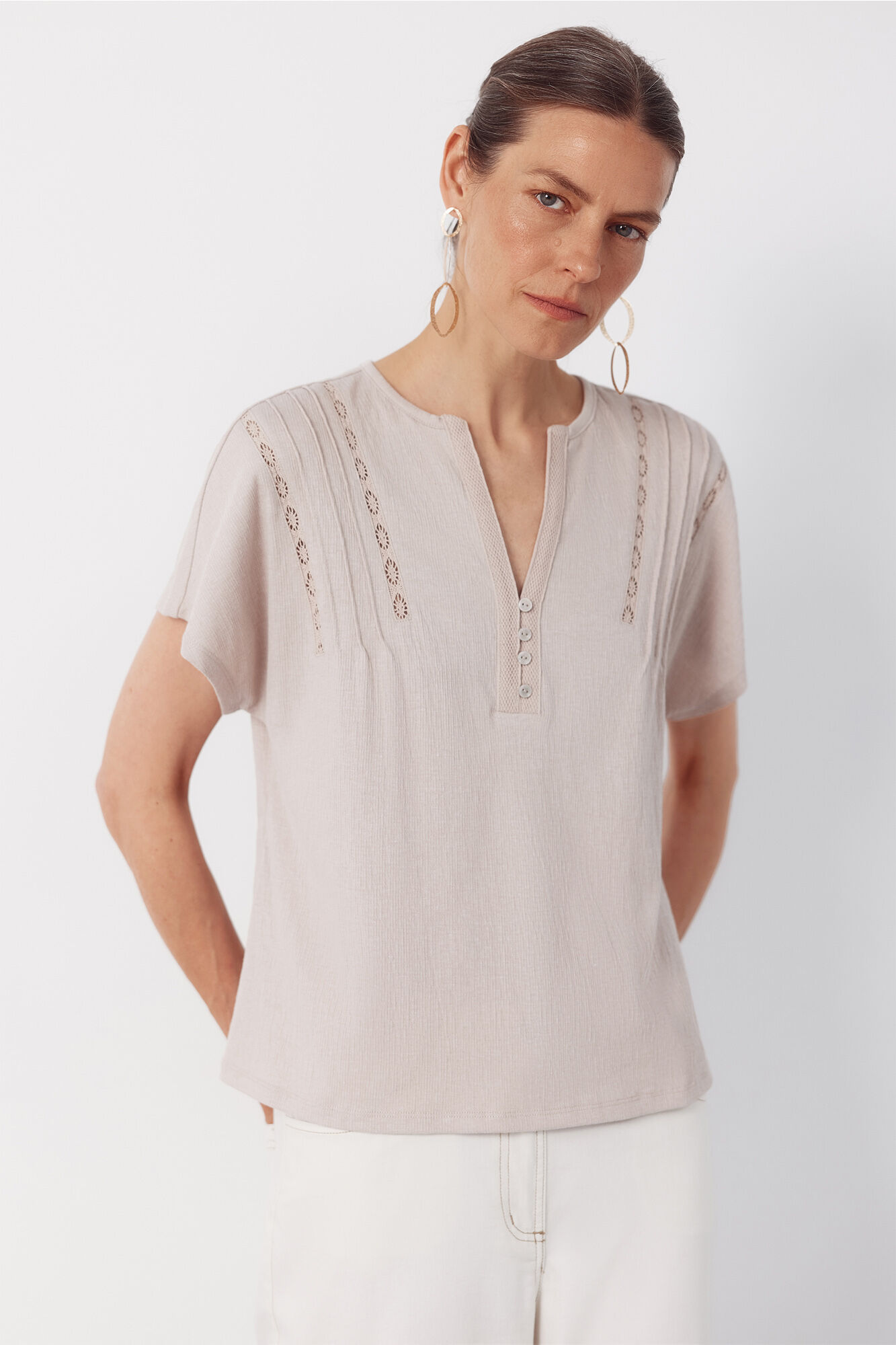 Cortefiel Playera de quillas