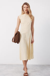 Cortefiel Vestido con contrastes