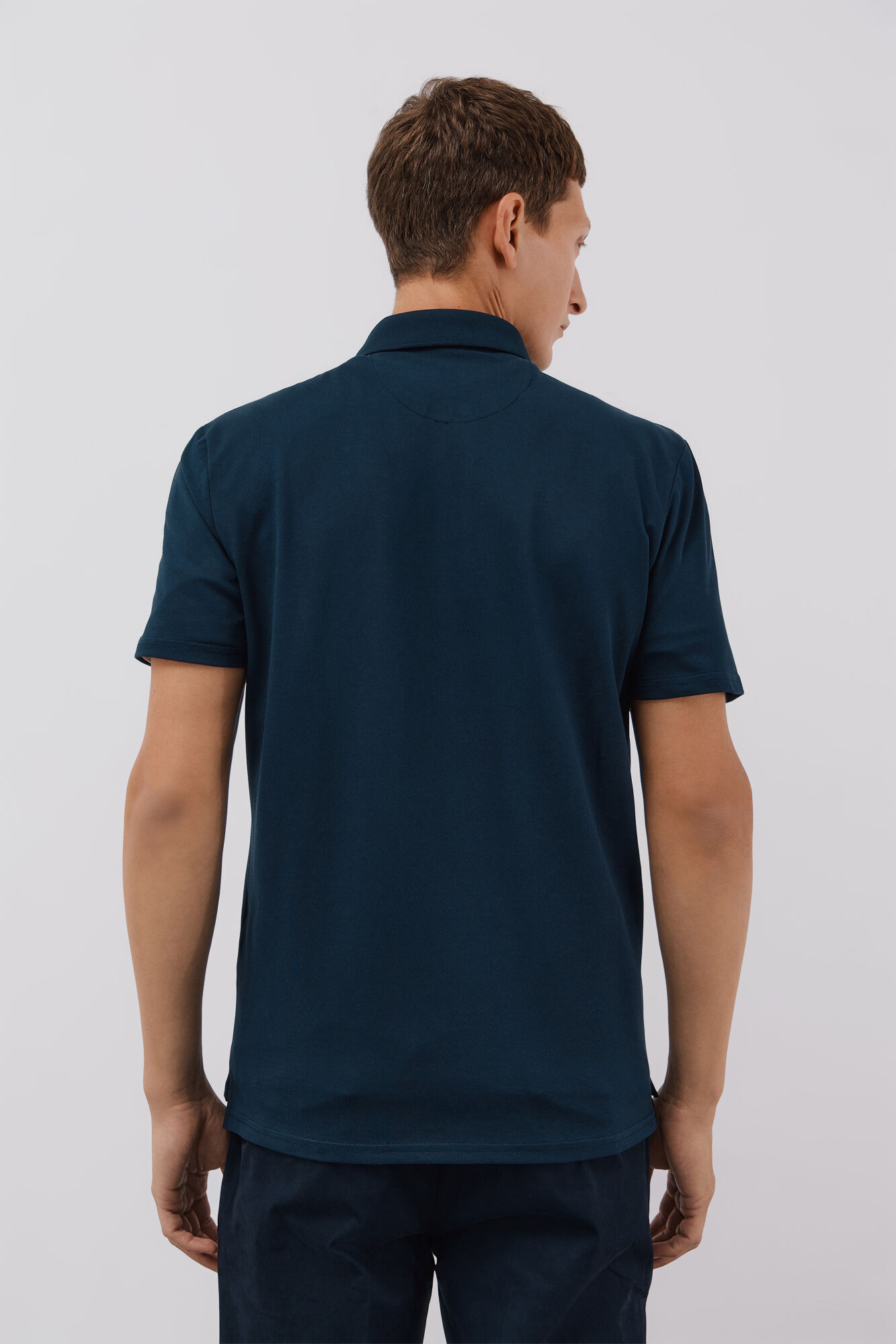 Cortefiel Polo regular fit Azul marino