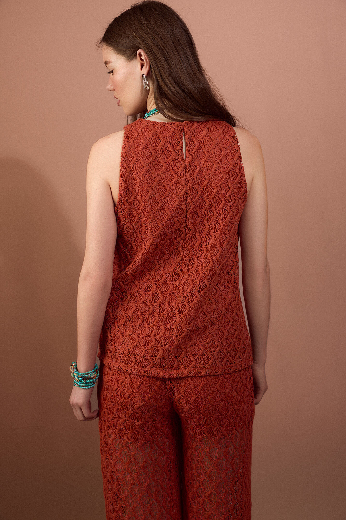 Slowlove Top estructura Naranja