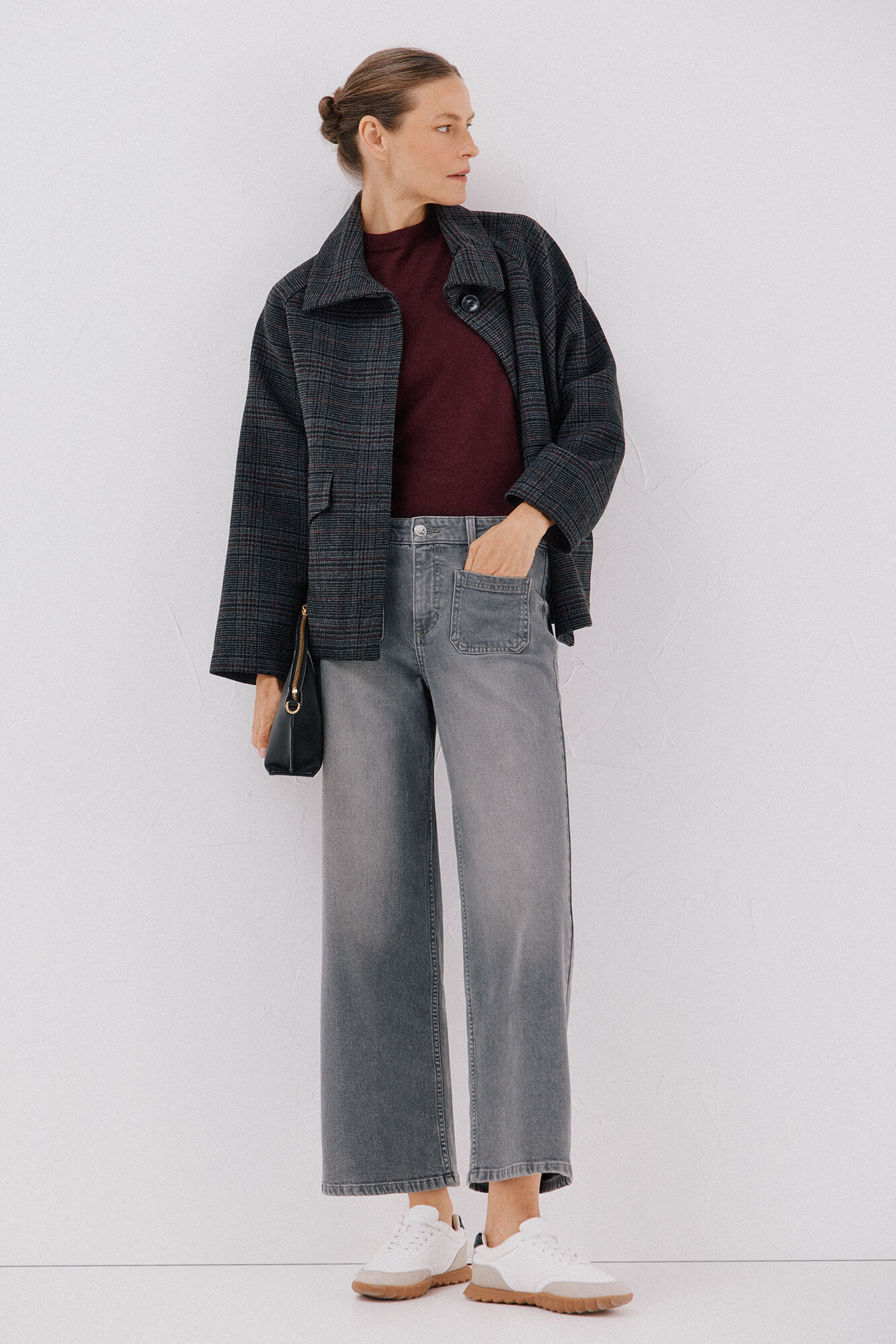 Cortefiel Pantalones marine bolsillos