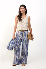 Slowlove Top tirantes crochet Marfil