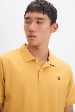 Cortefiel Polo básico Dorado