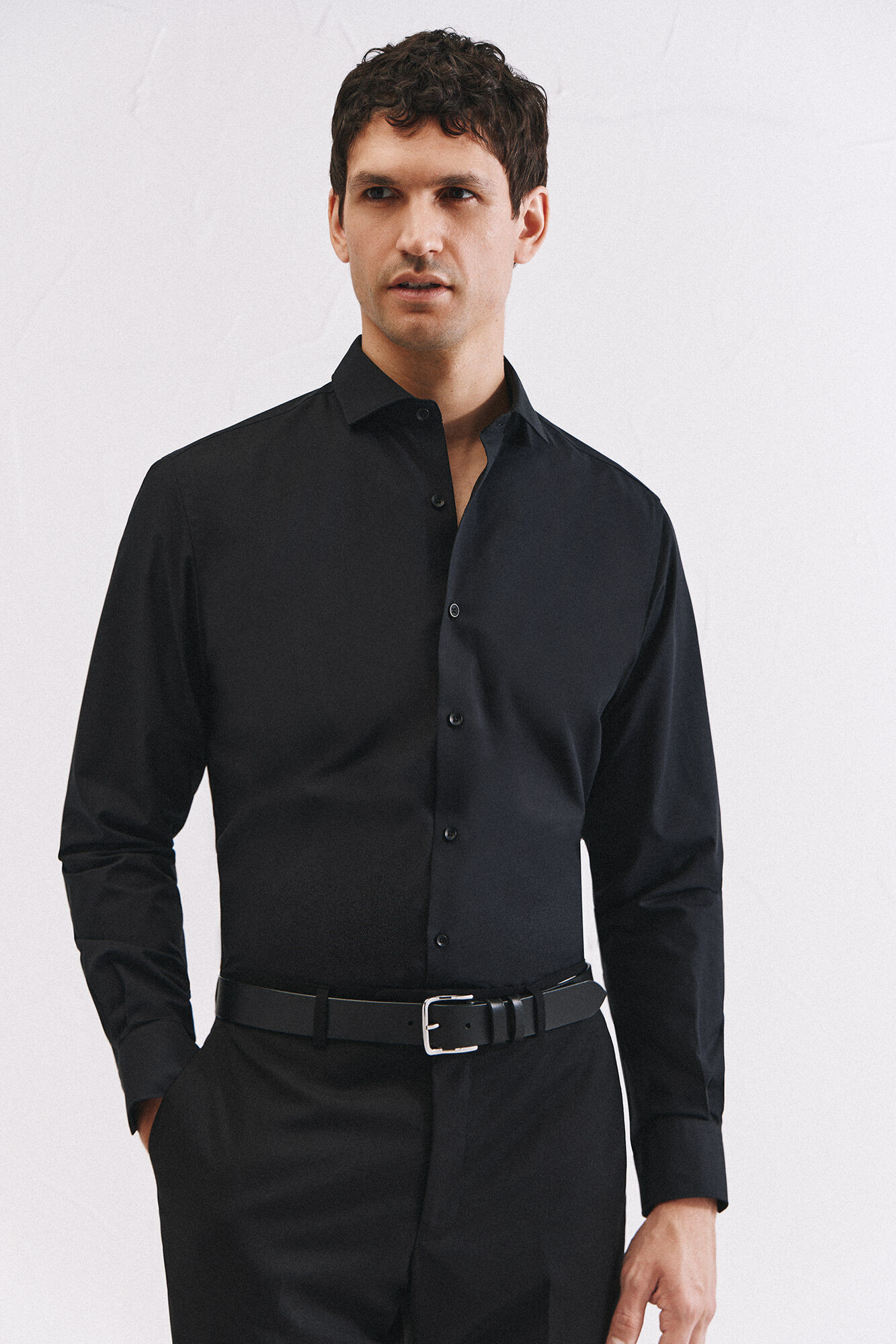 Cortefiel Camisa vestir otom&aacute;n slim fit f&aacute;cil plancha
