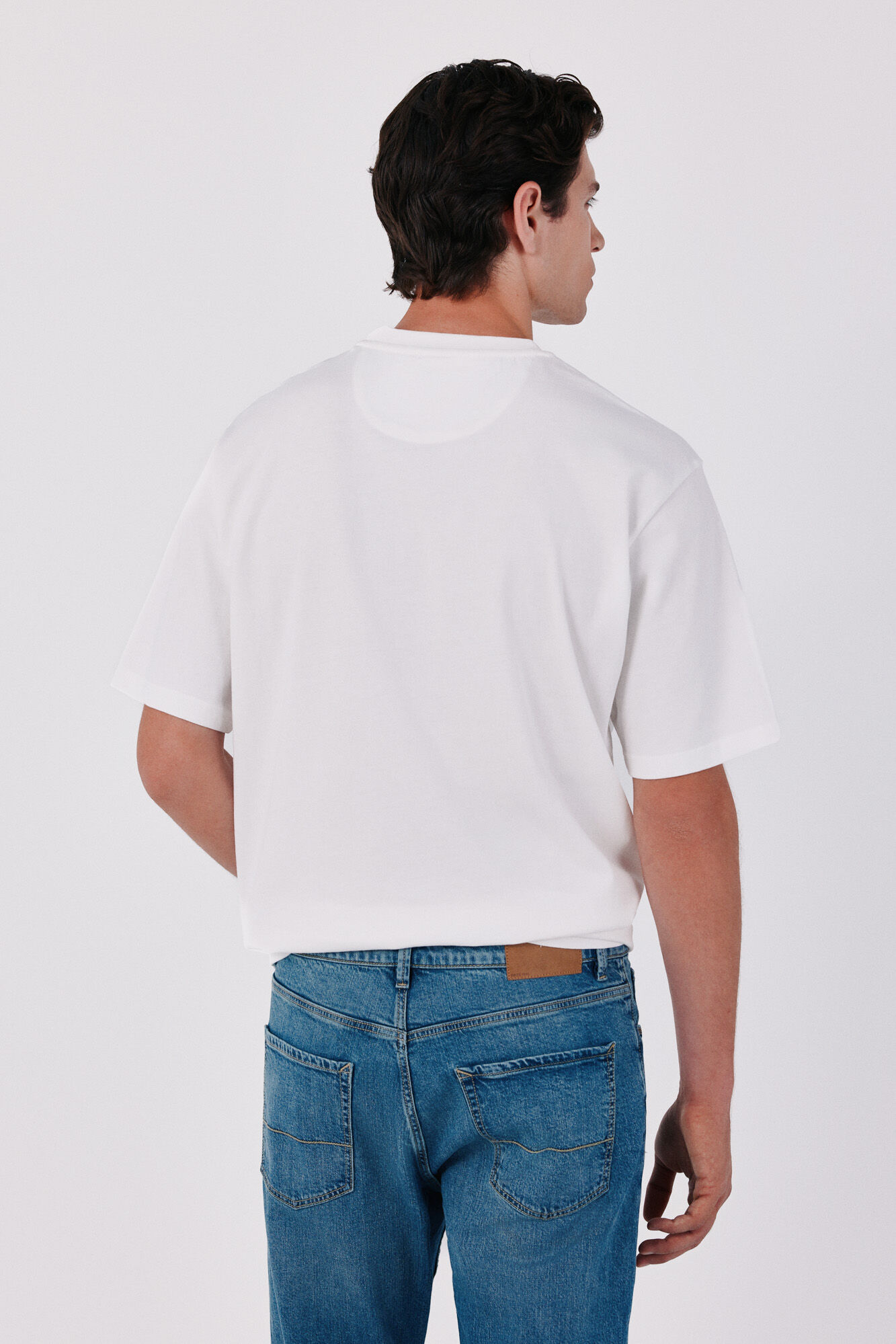 Cortefiel Camiseta b&aacute;sica Blanco