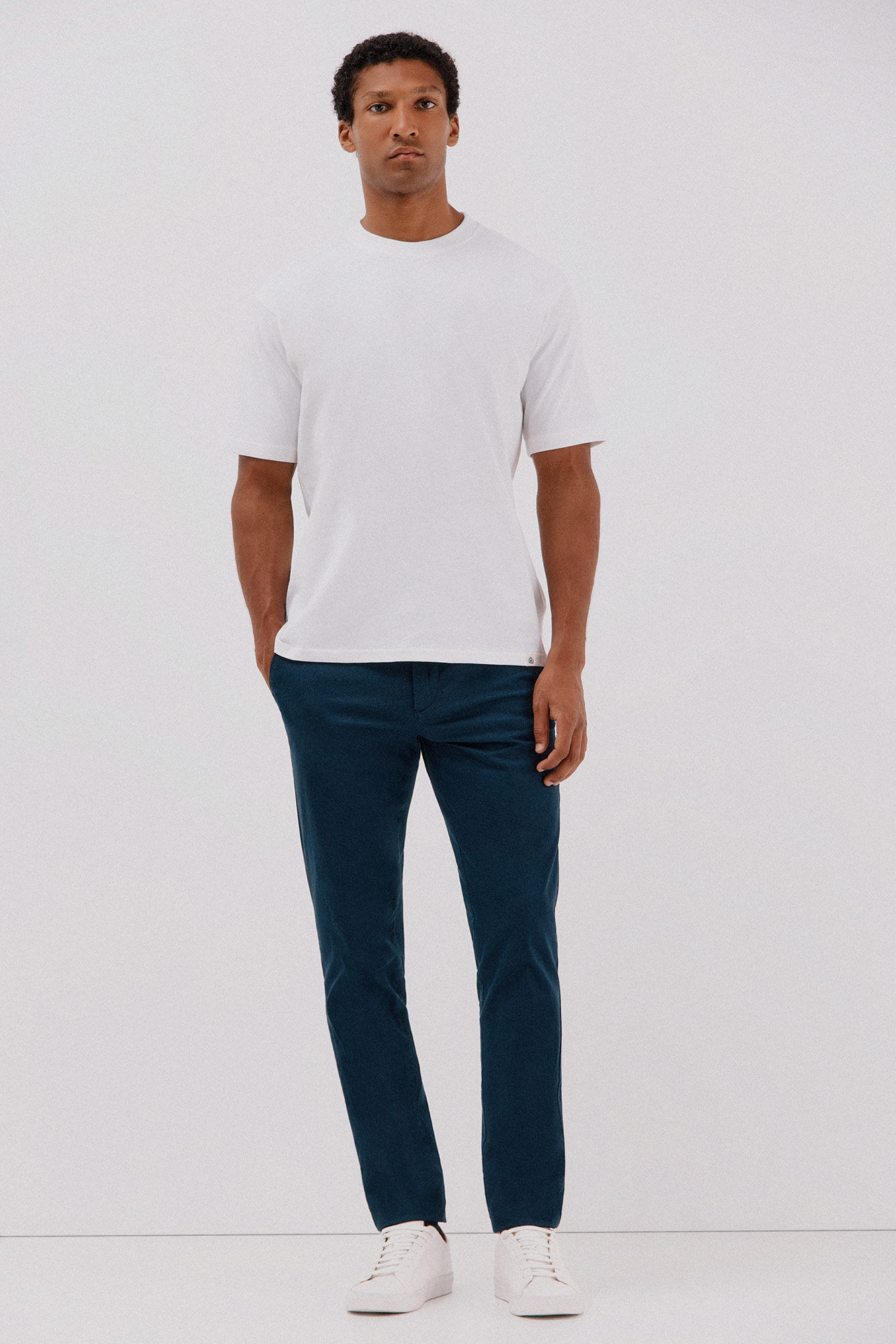 Cortefiel Pantal&oacute;n chino print slim