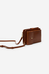 Cortefiel Portamóvil cartera liso Marrón