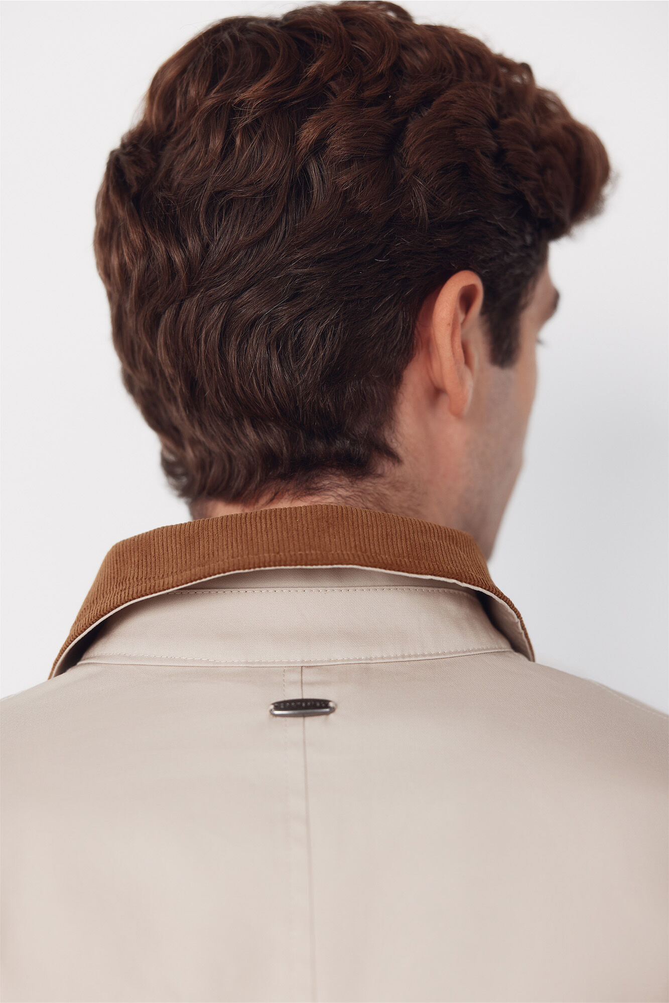 Cortefiel Cazadora con cuello combinado Beige
