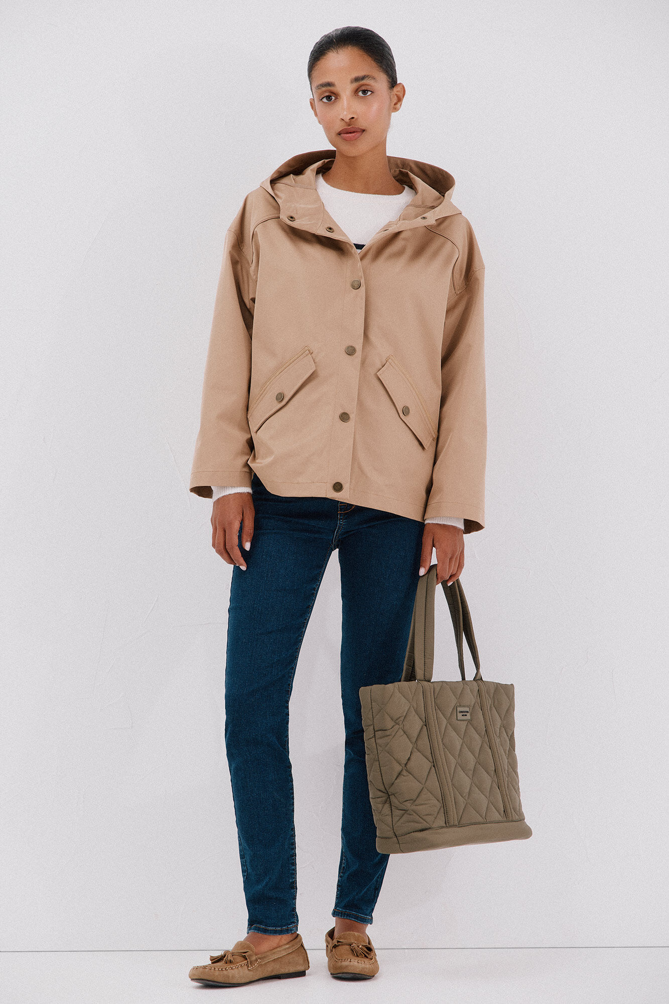 Cortefiel Shopper nylon logo gr