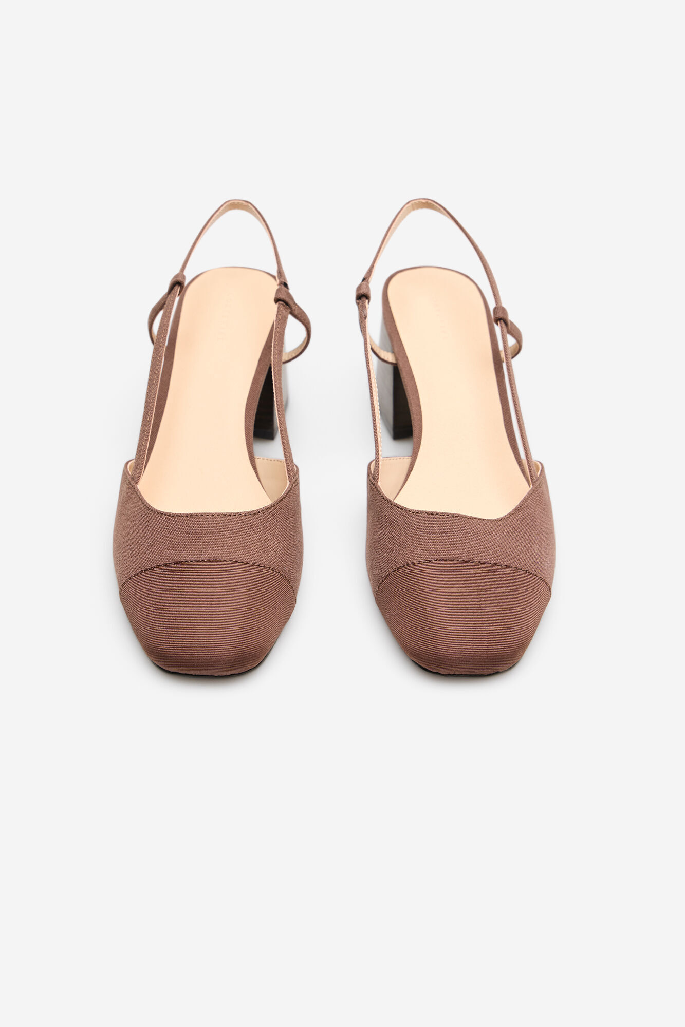 Cortefiel Zapato de tac&oacute;n destalonado Marr&oacute;n