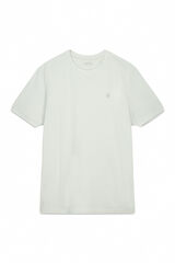 Cortefiel Playera básica piqué Kaki