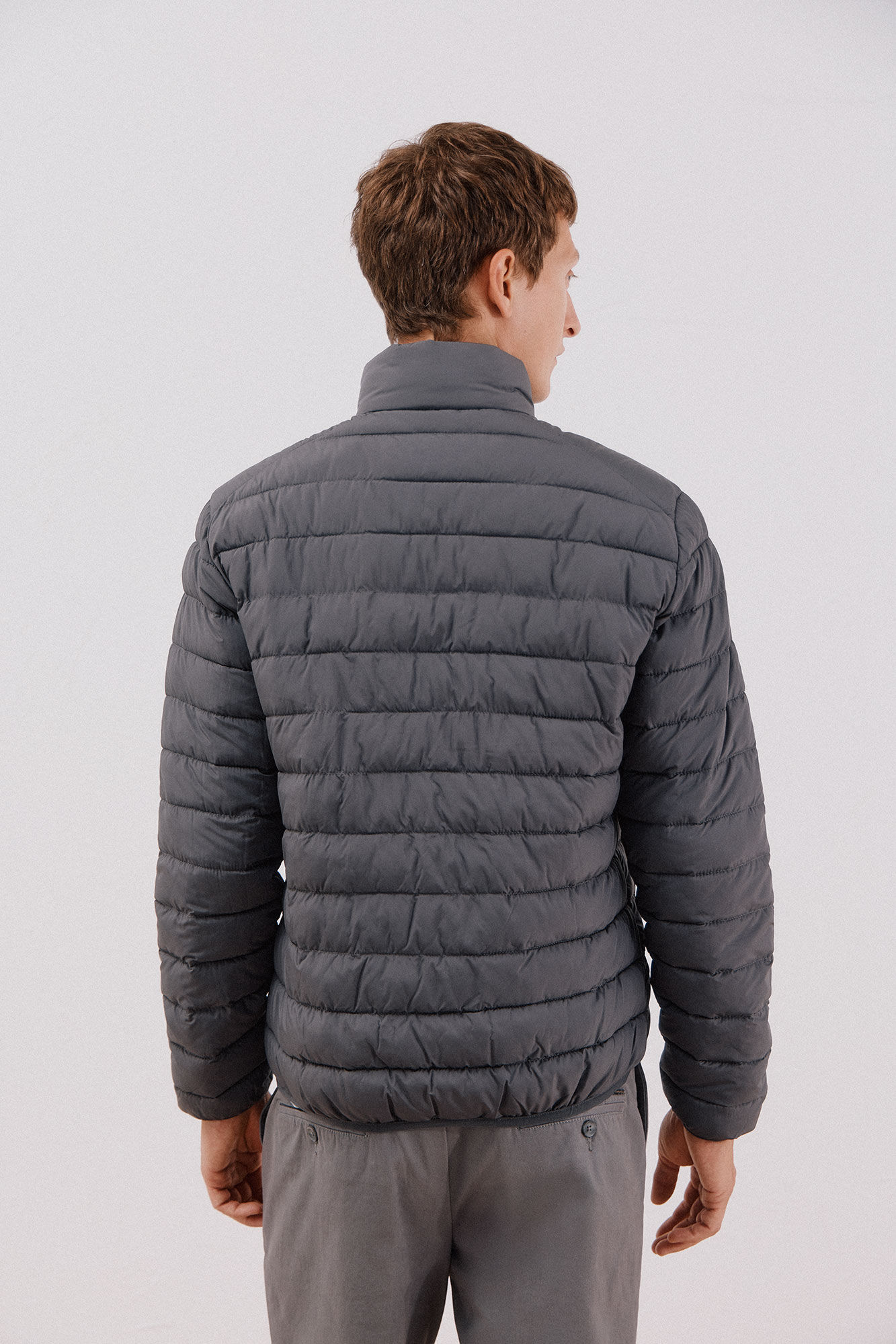 Cortefiel Chamarra acolchada ultralight Gris