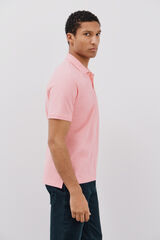 Cortefiel Polo básico piqué Coral