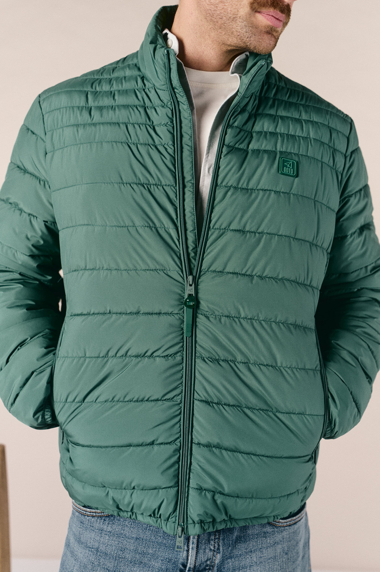 OOTO Cazadora acolchada ultralight Verde