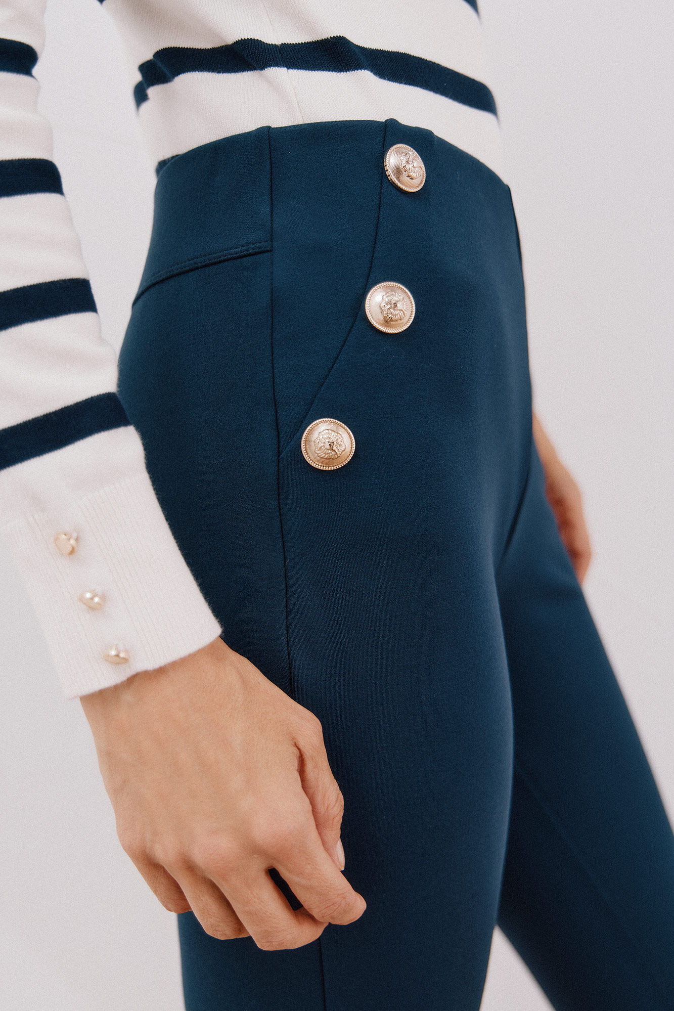 Cortefiel Legging de mujer de tejido