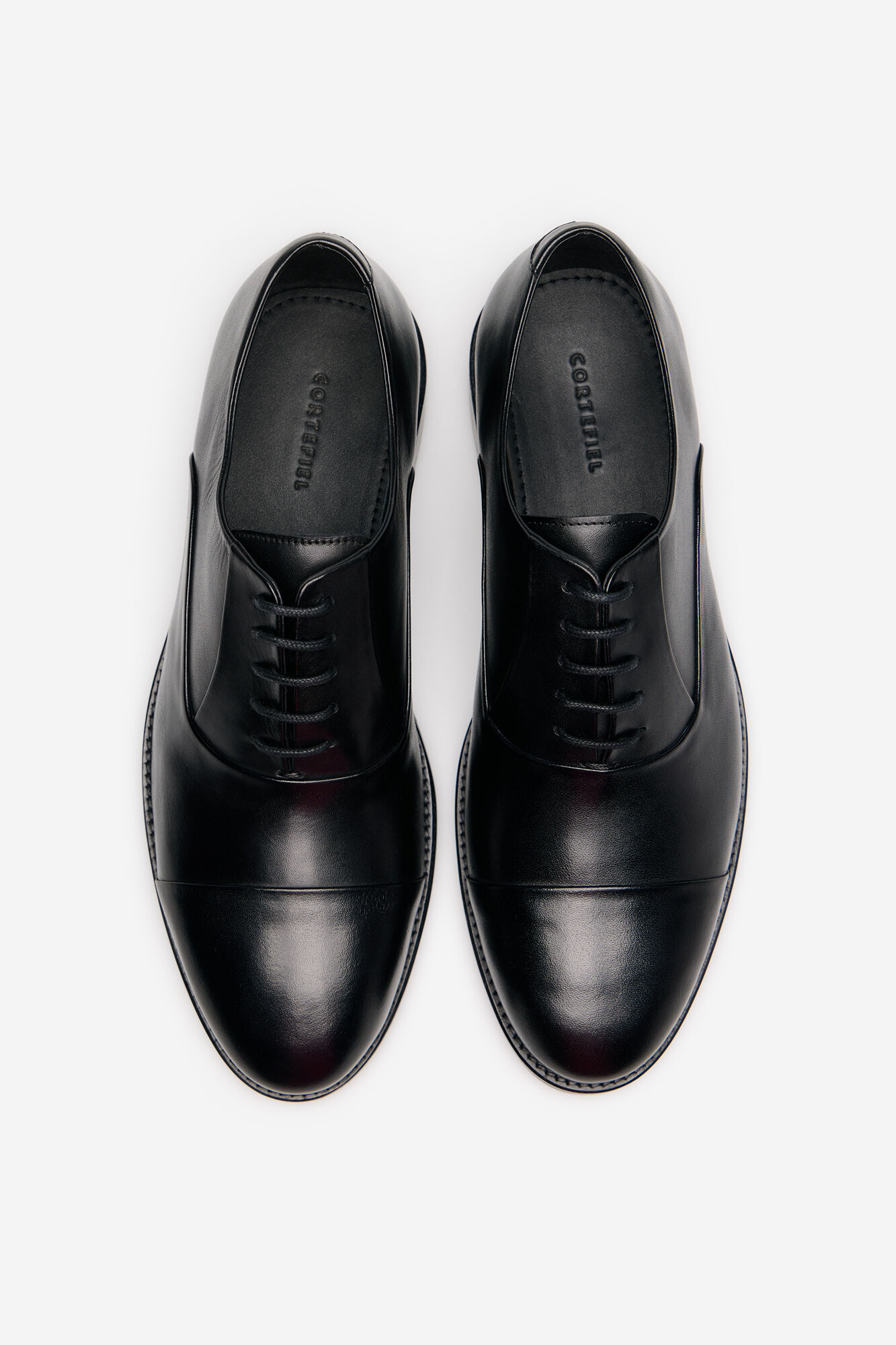 Cortefiel Zapato vestir liso Negro