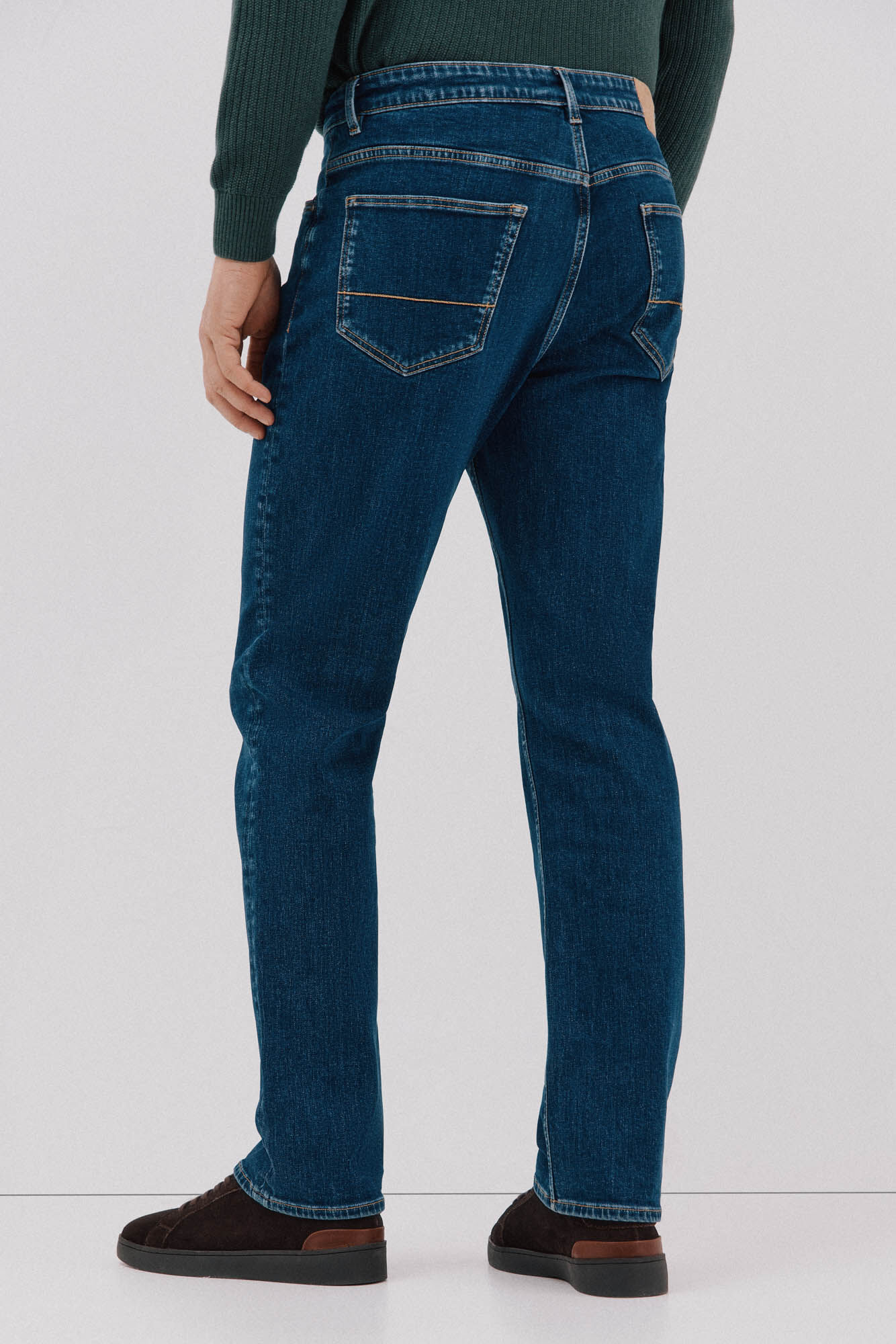 Cortefiel Pantal&oacute;n denim straight fit Azul