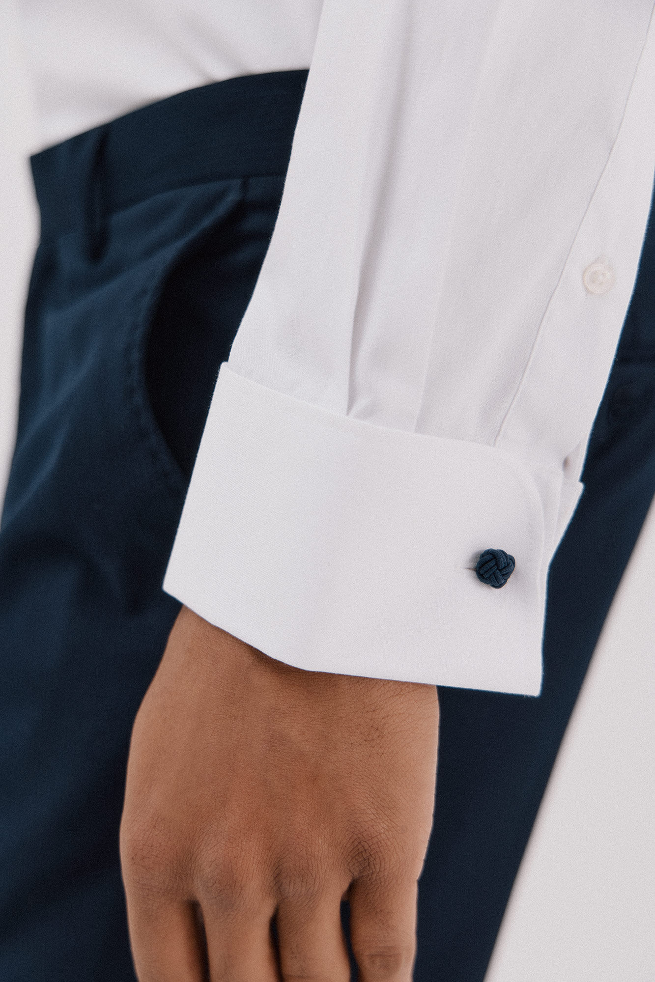 Cortefiel Camisa vestir rayas algod&oacute;n tencel