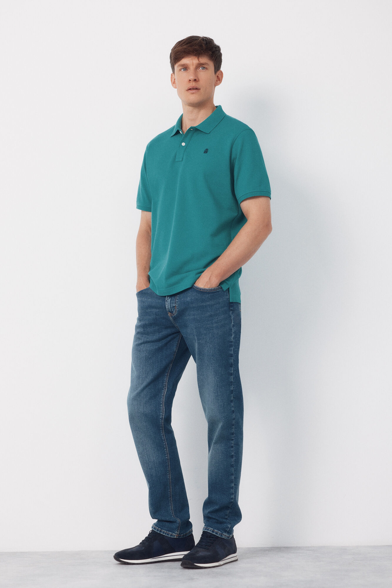 Cortefiel Polo b&aacute;sico piqu&eacute;