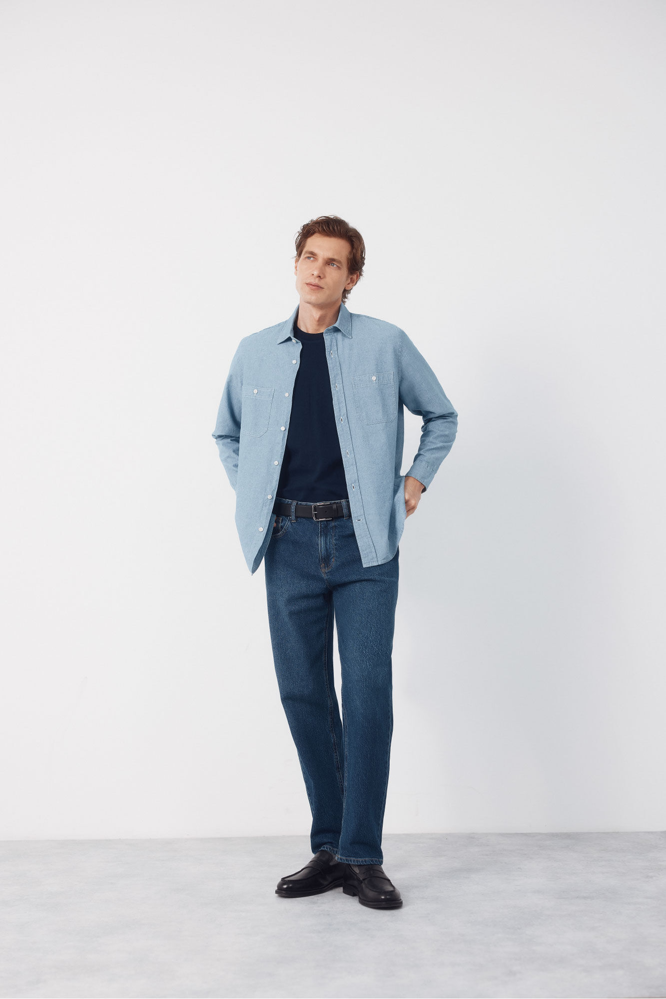 Cortefiel Pantal&oacute;n vaquero straight fit Azul