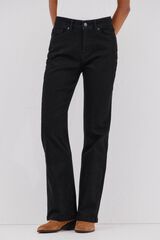 Cortefiel Jeans campana Negro