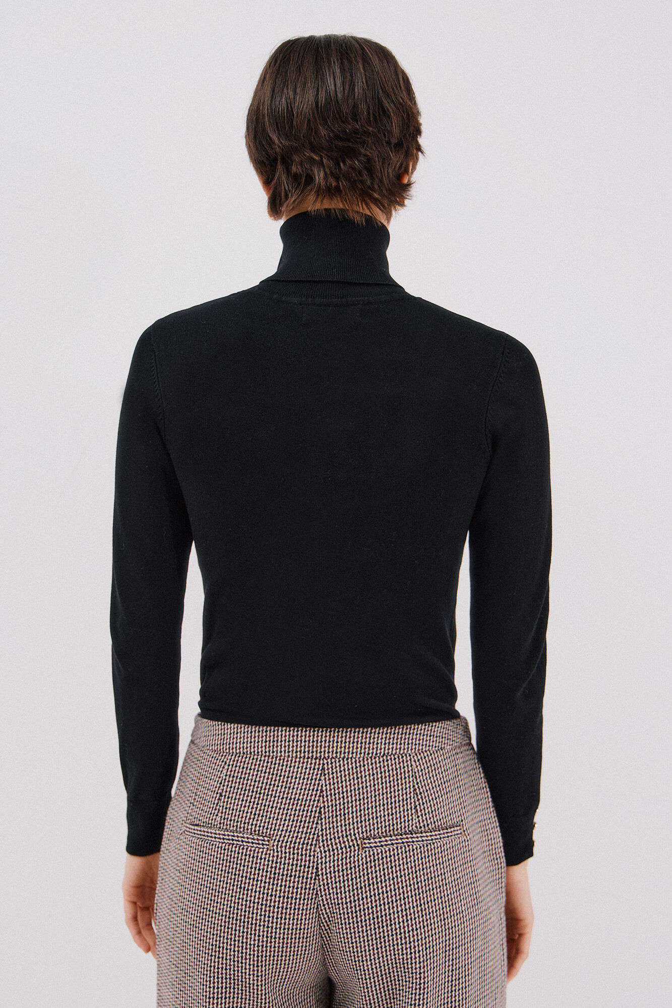 Cortefiel Su&eacute;ter de manga corta Negro