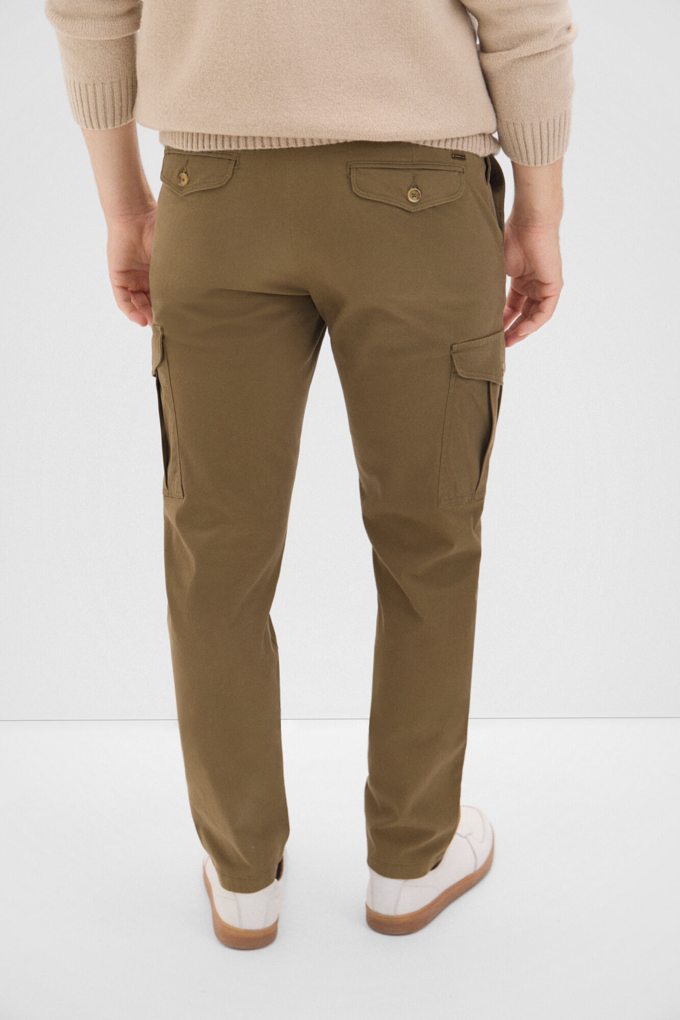 Cortefiel Pantal&oacute;n cargo Kaki