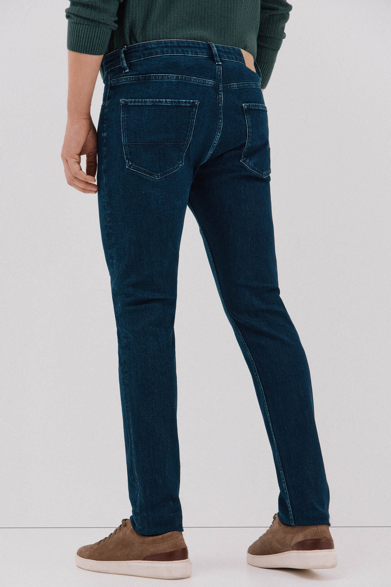 Cortefiel Pantal&oacute;n denim slim fit Azul marino