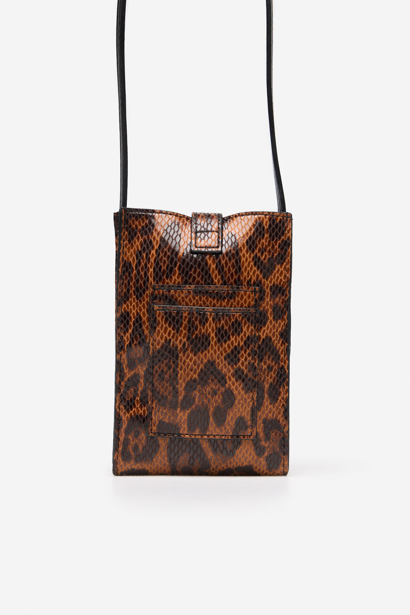 Cortefiel Funda para celular estampado leopardo Estampado marr&oacute;n