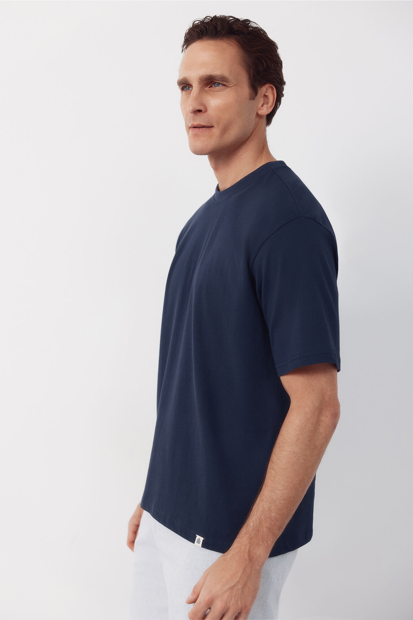 Cortefiel Camiseta b&aacute;sica Azul marino