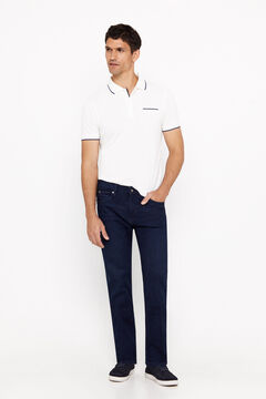 Cortefiel Pantalón denim slim fit dynamic Azul marino