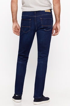 Cortefiel Pantalón denim slim fit coolmax Azul