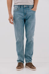 Cortefiel Pantalón denim regular fit Azul