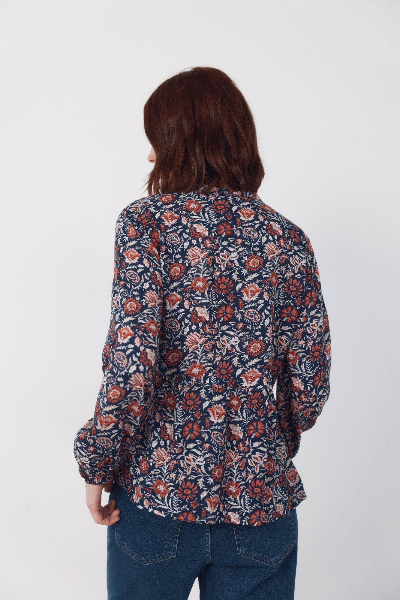 Cortefiel Blusa mao acolchada Multicolor