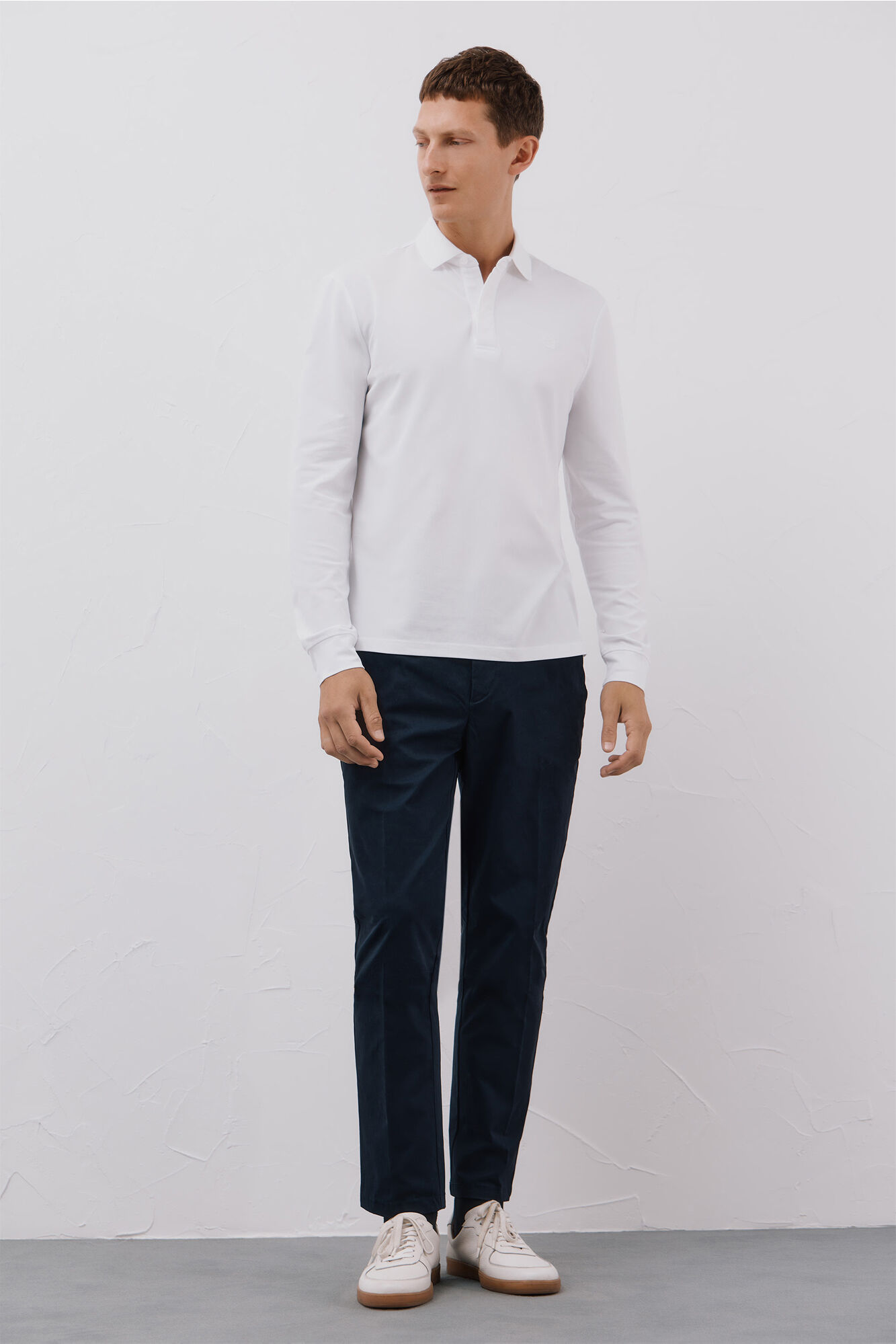 Cortefiel Polo regular fit Blanco