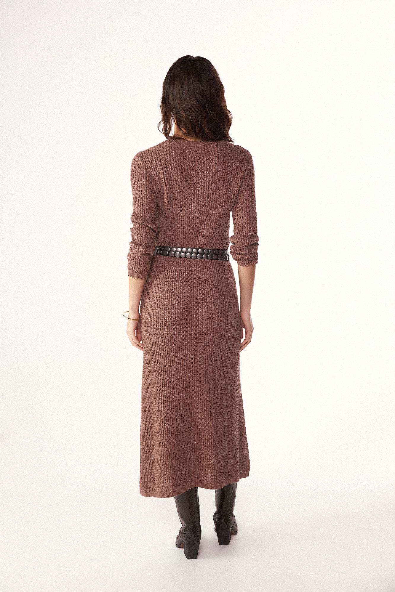 Slowlove Vestido punto largo