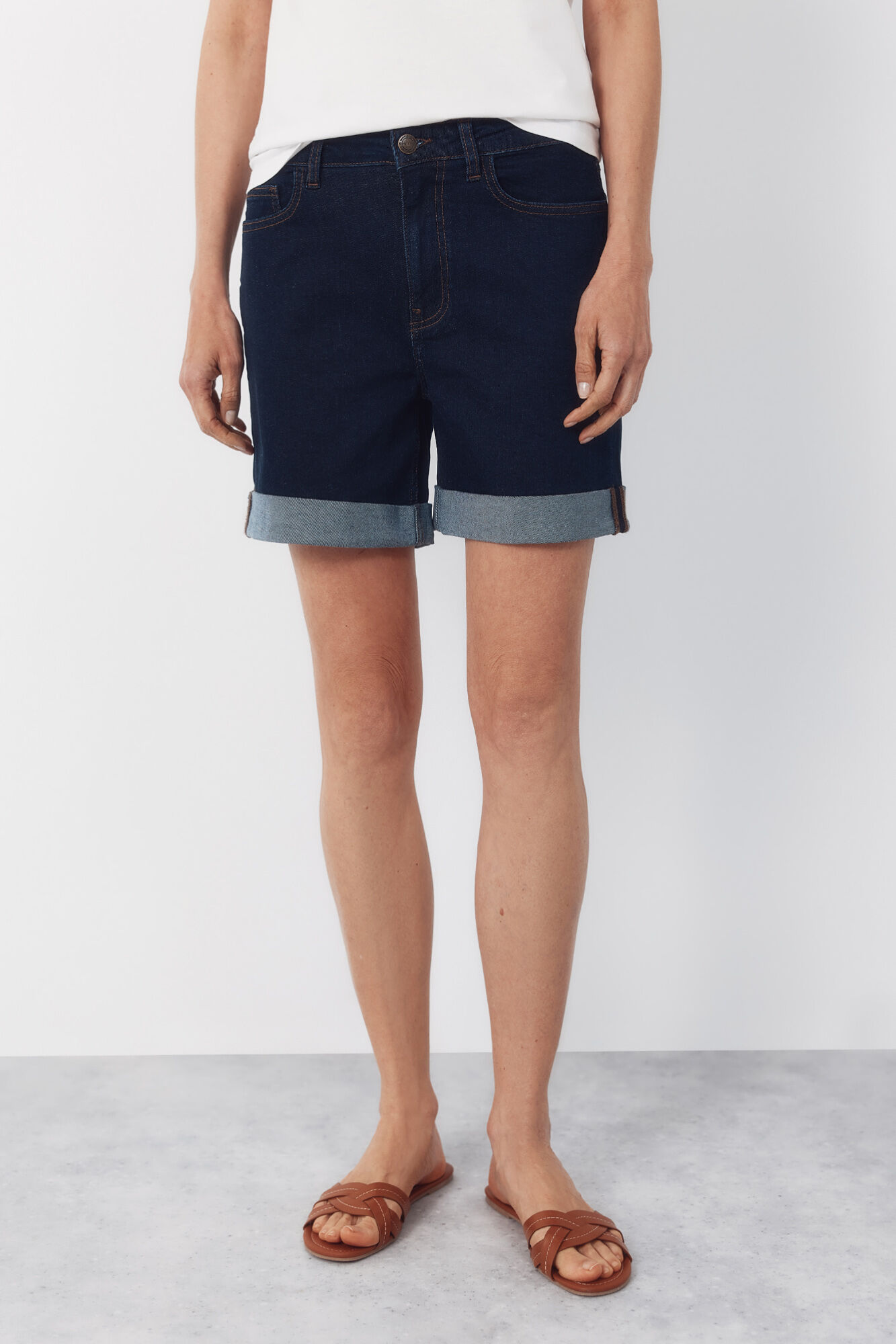 Cortefiel Shorts de mezclilla