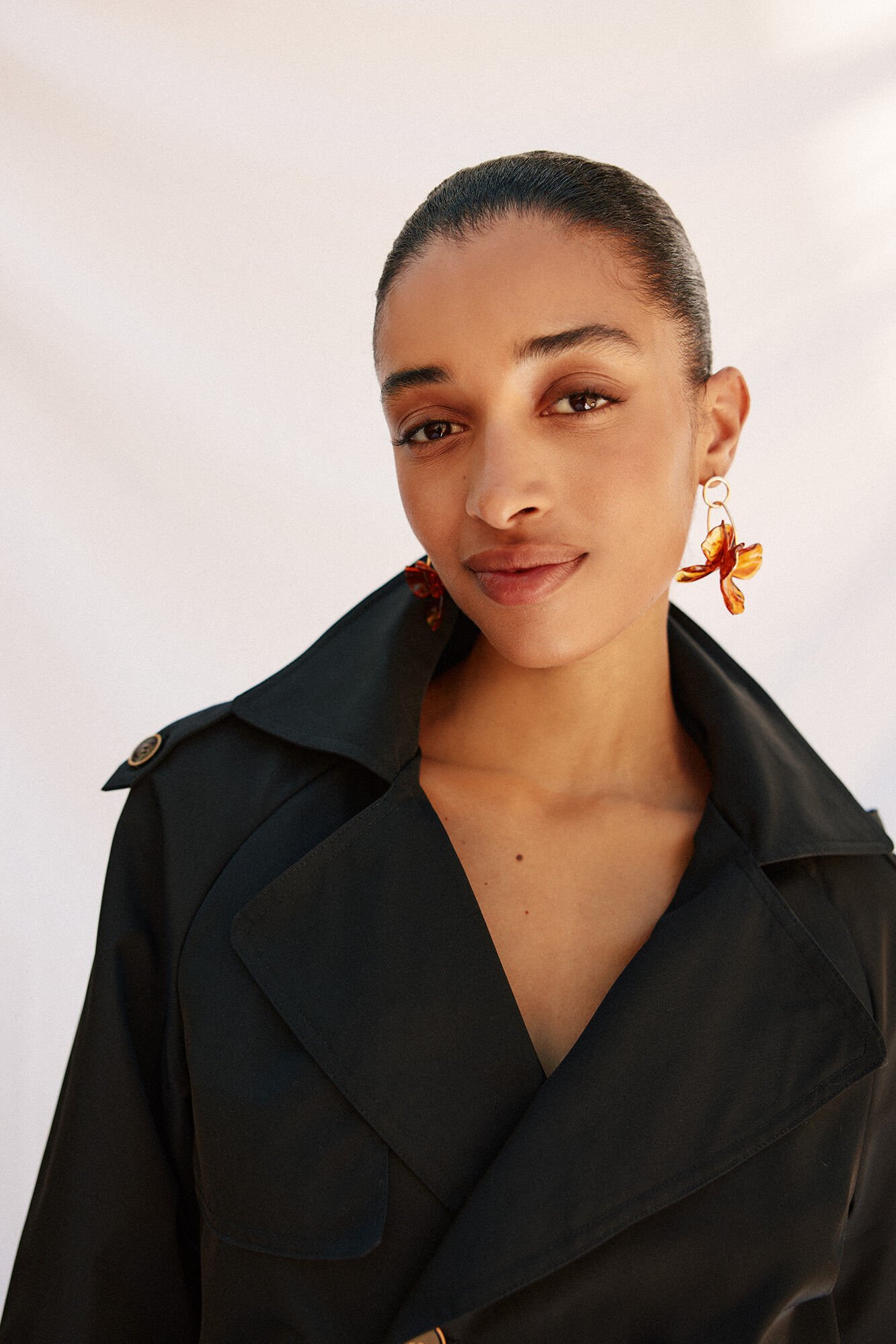 Cortefiel Gabardina corta con vuelo