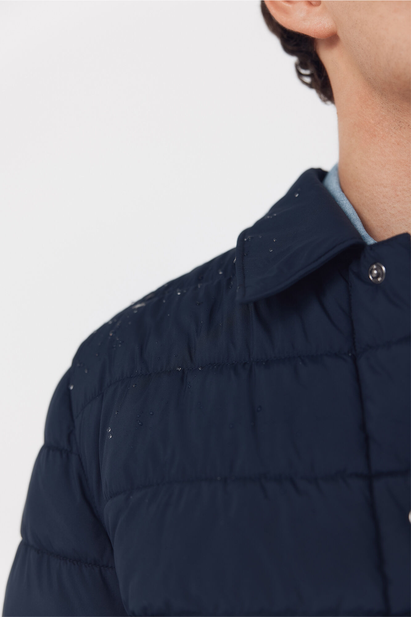 Cortefiel Sobrecamisa acolchada ultralight Azul marino