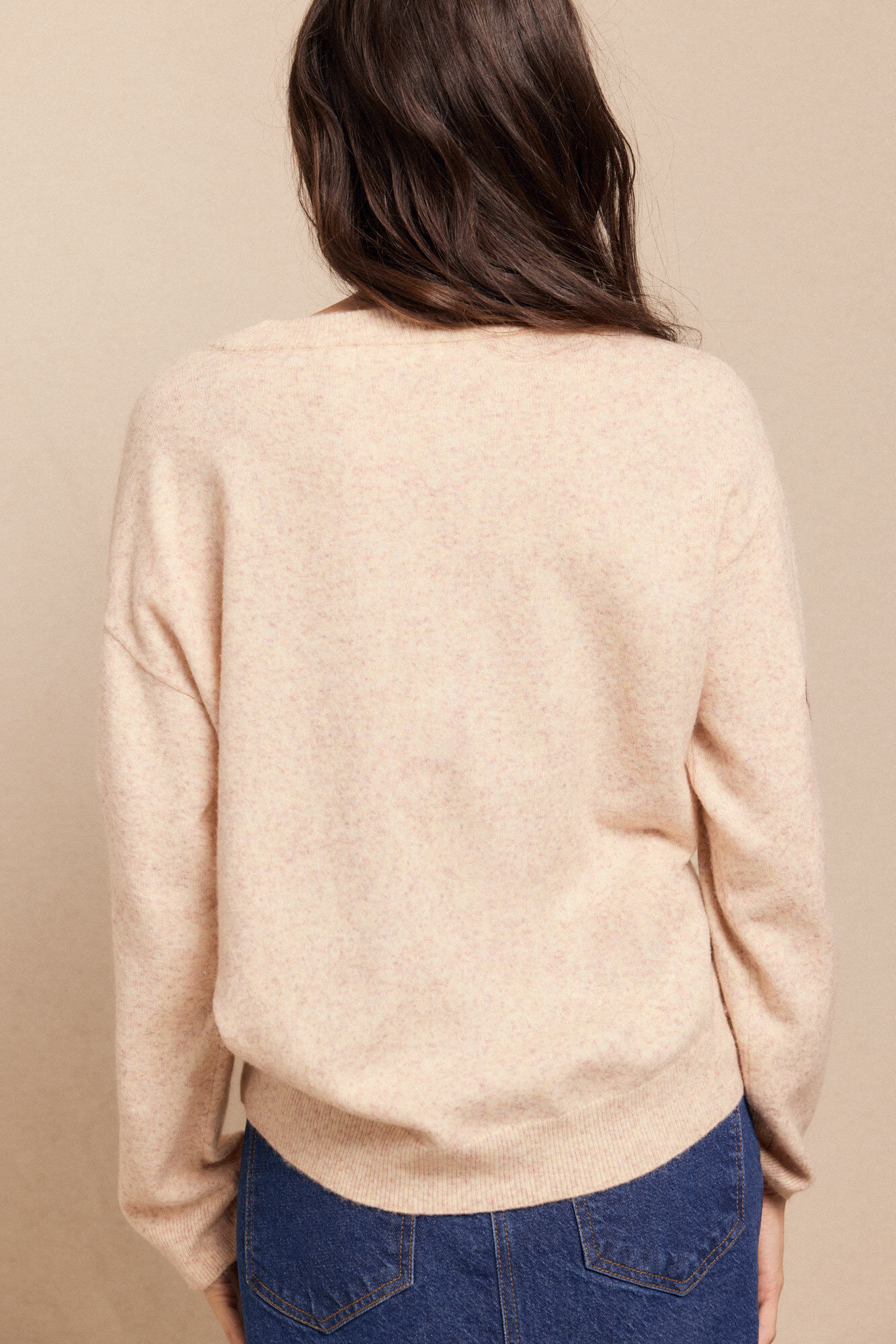 Slowlove Jersey bordados Marfil