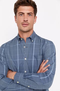 Cortefiel Camisa cuadros coolmax Azul