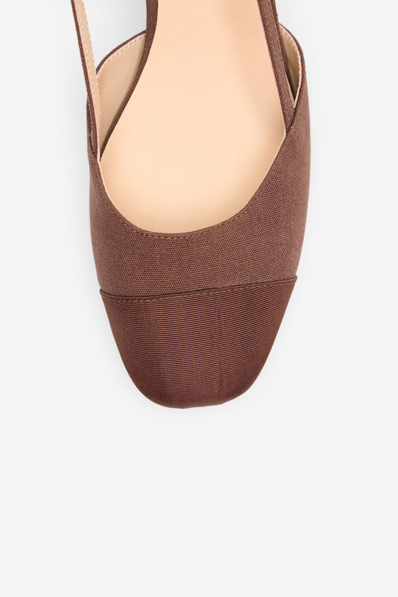 Cortefiel Zapato de tac&oacute;n destalonado Marr&oacute;n