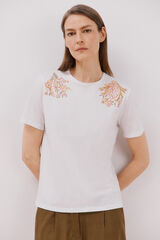 Cortefiel Playera estampada Multicolor