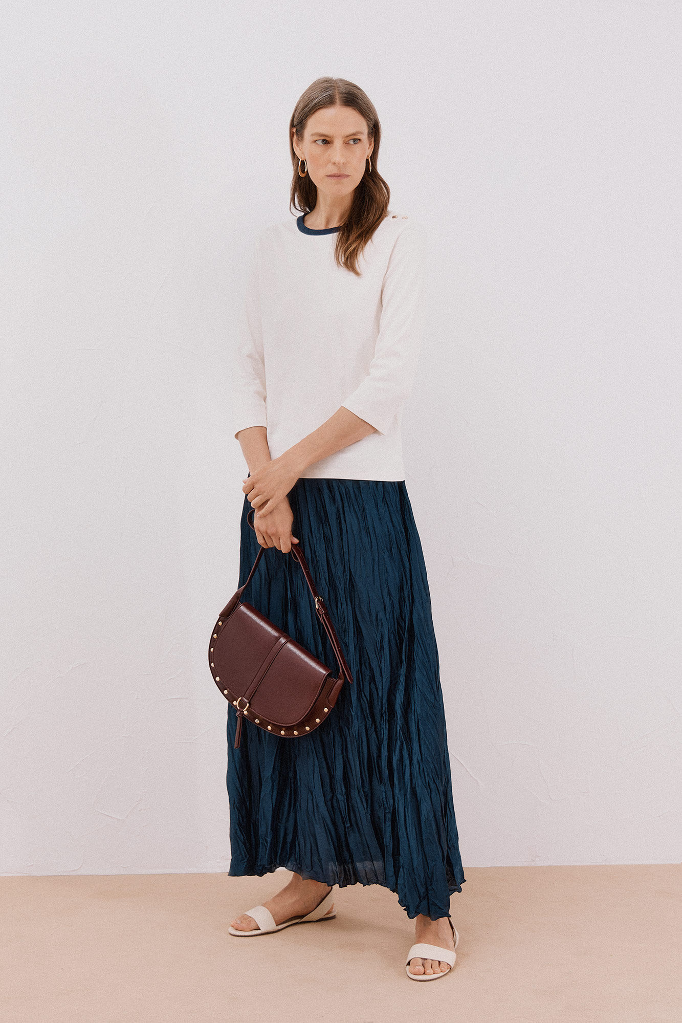 Cortefiel Bandolera solapa tacahs