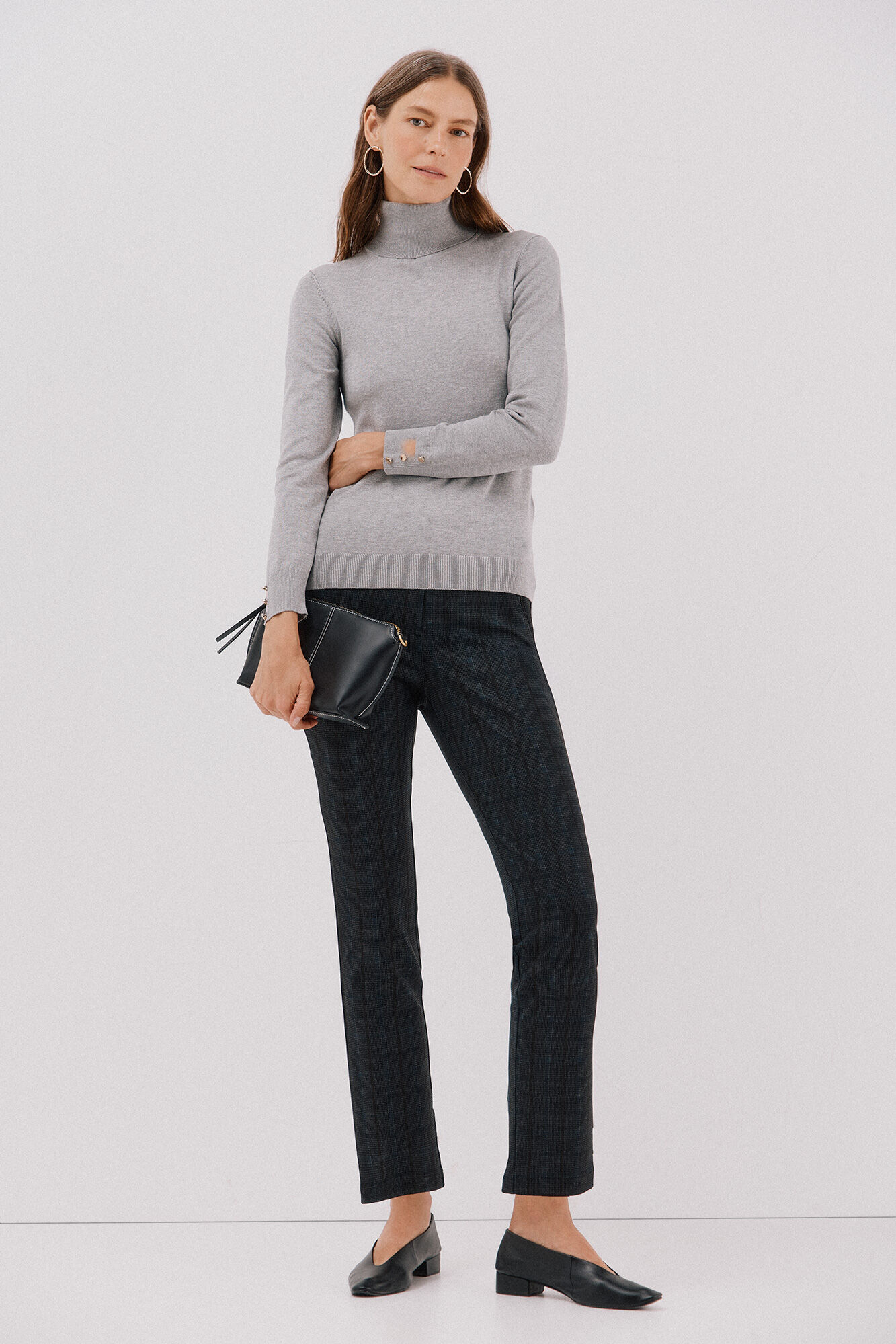 Cortefiel Bandolera b&aacute;sica pespuntes